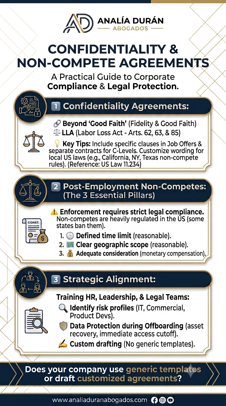Gemini Generated Image ib060kib060kib06 Confidentiality and Non-Compete Agreements Analía Durán Abogados Estudio Jurídico Laboral - Buenos Aires